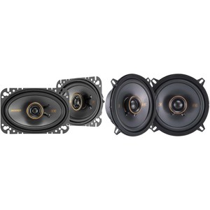 Kicker 51KSC504 KS-Series 5.25" Coaxial Speakers with .75" tweeters w/ 51KSC4604 4x6" Coaxial Bundle - 1 of 4