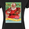 Women's - Coca-Cola - Sip Of Good Taste Vintage Coca Cola Santa Fitted Graphic T-Shirt - 2 of 3