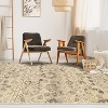 Modern Floral Abstract Indoor Area Rug or Runner by Blue Nile Mills - 2 of 4