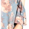 Women's Washed Floral Cold Shoulder Top - Oddi - 3 of 4