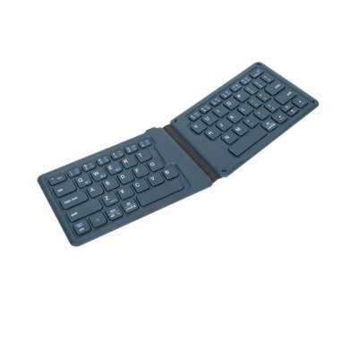Evo Bytes Blue Ergonomic Foldable Bluetooth Travel Keyboard