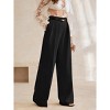 Coolmee Women's High Waisted Work Pants Business Casual Outfits Office Dress Pants Trousers with Pockets - 4 of 4