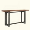 KIGFTSOD 59" Narrow Console Table - MDF Entryway Sofa Table for Hallway, Living Room, Foyer with Space-Saving Design - 2 of 4