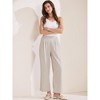 INSPIRE CHIC Women's Dressy Casual Wide Leg Business Work High Waist Suit Pants - 2 of 4