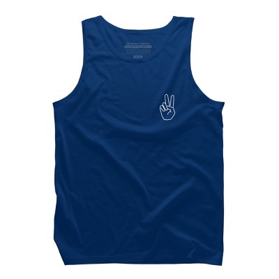 Men's Design By Humans peace By desiredesign Tank Top