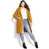 Women's Plus Size Abigail Coat - caramel | CITY CHIC - 2 of 4