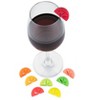 TrueZoo Citrus Wine Glass Charms and Glass Drink Markers - Fruit Wine Accessories - Multi Color Set of 8 - 3 of 4