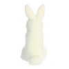 Aurora Medium Sitting Pretty American White Rabbit Miyoni Realistic Stuffed Animal White 12" - 4 of 4