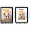 Americanflat Picture Frame with Oval Mat Insert and Shatter-Resistant Glass - Signature Collection - Photo Frame for Wall Display - 2 of 4