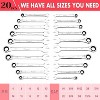 COZONY 20-Piece Ratchet Spanner Set — SAE 1/4-3/4" & Metric 6-19mm, Flex-Head 72 Teeth, Cr-V Steel with Tool Bag for Home & Car Repair - 2 of 4