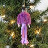 Italian Ornaments 7.0 Inch Lola In Lavender Fur Fashion Italian Couture Dress Tree Ornaments - 3 of 4