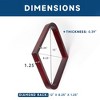 GSE Mahogany Billiard 8-Ball Triangle/9-Ball Diamond Pool Ball Racks - 3 of 4