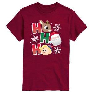 Men's - Rudolph - Rudolph Ho Ho Ho Short Sleeve Graphic T-Shirt - 1 of 3