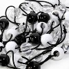 Camryn's BFF Ponytail Holders - Black/Clear/White - 16pk - image 3 of 3