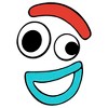 Boy's Toy Story Forky Smiling Face T-Shirt - 2 of 4