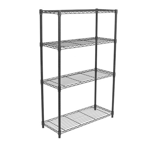 5 Tier Wire Shelving Black - Brightroom™