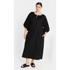 Women's Plus Size Midi Jamie Dress - black | CITY CHIC - 2 of 4