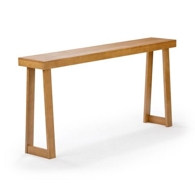 Plank+Beam 66" Pecan Solid Wood Console Table