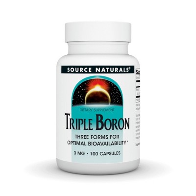 Triple Boron by Source Naturals, Inc.  -  100 Capsule