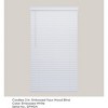 Home Basics Cordless 2-inch Embossed Faux Wood Blind Embossed White - 2 of 4