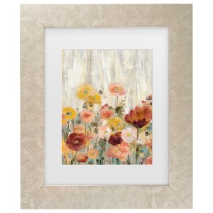Trademark Fine Art - Silvia Vassileva Sprinkled Flowers II Spice Matted Framed Art - 1 of 4
