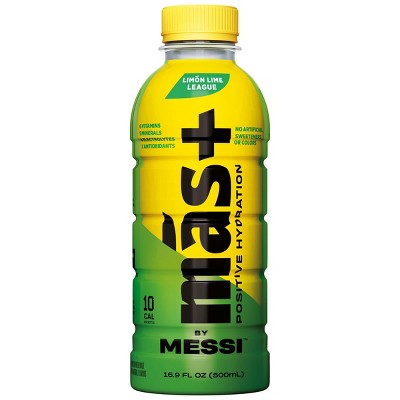 Más+ by Messi Limón Lime League Positive Hydration - 16.9 fl oz Bottle