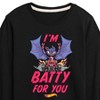 Boys' - Hot Wheels - Halloween I'm Batty For You Long Sleeve Graphic T-Shirt - 2 of 4