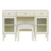 Vynxaria 2-in-1 Vanity Desk with Flip-Top Mirror, Dressing Table Set with Storage for Bedroom & Home Office - 2 of 4