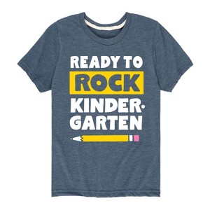 Boys' - Instant Message - Ready To Rock Kindergarten Short Sleeve Graphic T-Shirt - 1 of 4