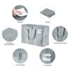 Unique Bargains Extra Large Moving Bags with Reinforced Handle Underbed Storage Tote 8 Pcs - 3 of 4