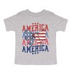 The Juniper Shop America Wave Stacked Coquette Toddler Short Sleeve Tee - 2 of 4
