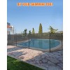 Swimming Pool Fences for Inground Pools, Easy DIY Installation Pool Safety Fence with Legs, 340 GMS Teslin PVC Mesh Protects Kids and Pets - 4 of 4