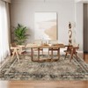 Fulvari Washable Runner Rug,Non-Slip Boho Vintage Hallway Rug with Rubber Backing, Stain Resistant Distressed Carpet Runner for Kitchen - 2 of 4