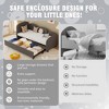 Vynxaria Ddry Gray Twin Size Bed frames - 4 of 4