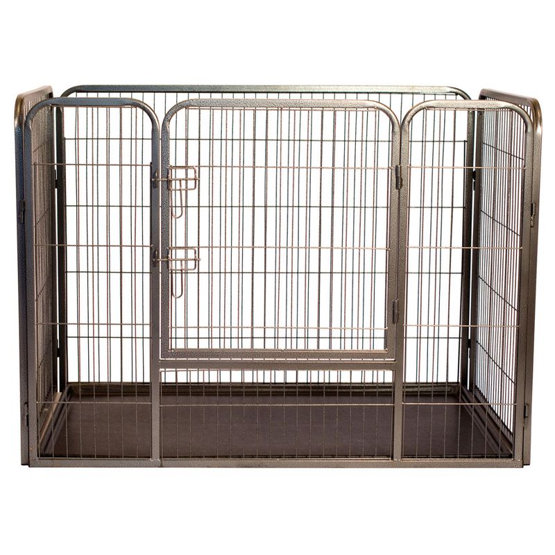 Iconic Pet Heavy Duty Rectangle Tube pen Dog Cat Pet Training Kennel Crate - 28&#34; Height, 1 of 7