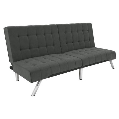 target gray futon