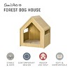 Sam's Pets Forest 23'' Dog House In Natural Oak - 4 of 4