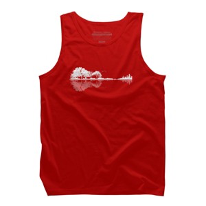 Men's Design By Humans Nature Guitar By Maryedenoa Tank Top - 1 of 3