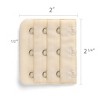 Allegra K Women's 3 Hook 3 Row Stretchy Bra Strap Extenders Hooks Bra Band - 3 of 4