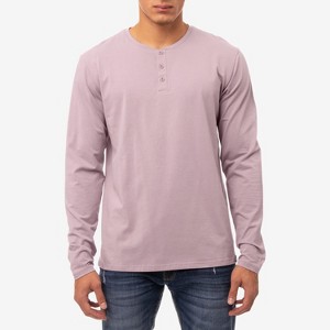 X RAY Men's V Neck & Henley Long Sleeve t shirts,new tshirt - 1 of 4