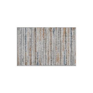 World Rug Gallery Multi-Tonal Area Rug for Living Room, Entryway, or Playroom – Easy to Clean and Family Friendly - 1 of 4