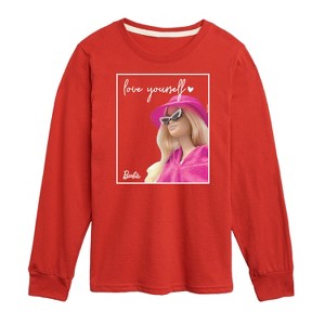 Boys' - Barbie - Love Yourself Long Sleeve Graphic T-Shirt - 1 of 4