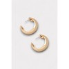Slickblue Women's Jewelry, 40mm Gold Hoop Earrings, Hinge Back, Cute Everyday Look, Metallic Finish, 1.2" - 3 of 3