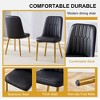 NicBex Dining Chairs Set of 2/4,Modern Dining Room Chairs with PU Cushion and Gold Metal Legs for Living Room,Kitchen and Bedroom - 4 of 4