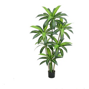 Artificial Brazilian Wood Tree – Realistic Indoor Fake Plant for Bedroom, Bathroom, Home Office, Entryway & Living Room Décor - 1 of 4