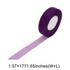 Unique Bargains Ribbon Sheer Organza & Satin Blend Polyester 1771.65"x0.79" 1 Pc - 3 of 4