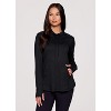 RBX Active Women's Legging Friendly Buttery Soft Stretch Jersey Adjustable Hood Long Sleeve Top with Thumbholes, Pocket - 3 of 4