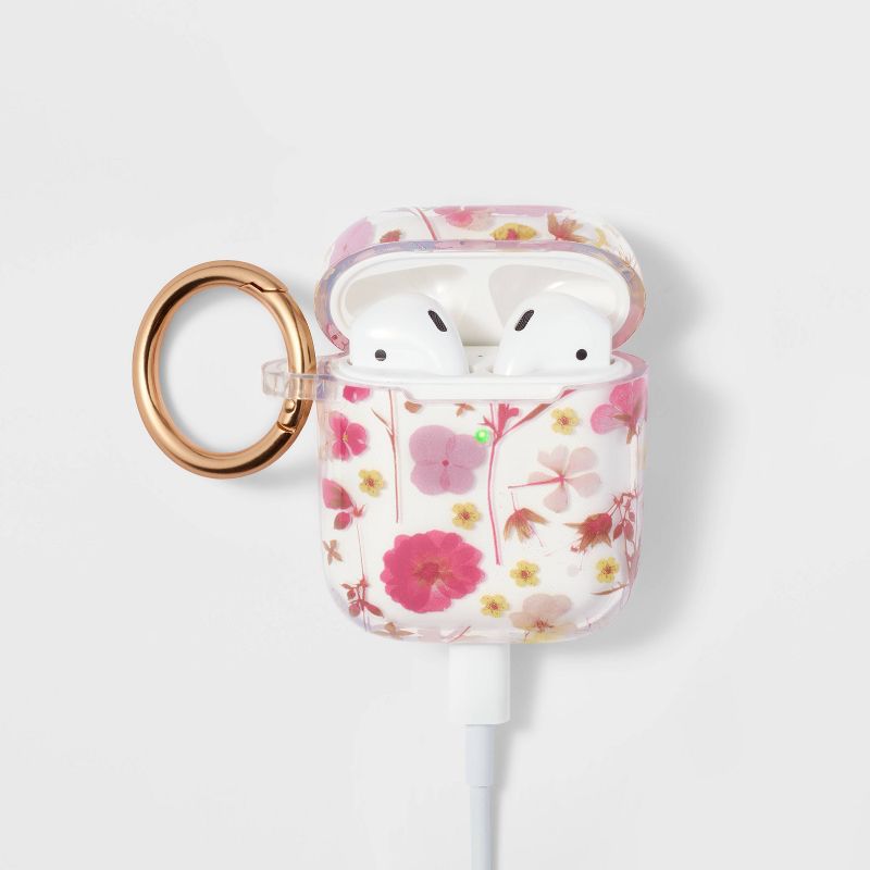 Apple Airpods (1/2 Generation) Case with Clip - heyday&#8482; Multi Floral, 3 of 5
