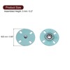 Unique Bargains Alloy Invisible Durable High Hardness Buckle Fasteners Press Studs Buttons 5 Pcs - 2 of 4
