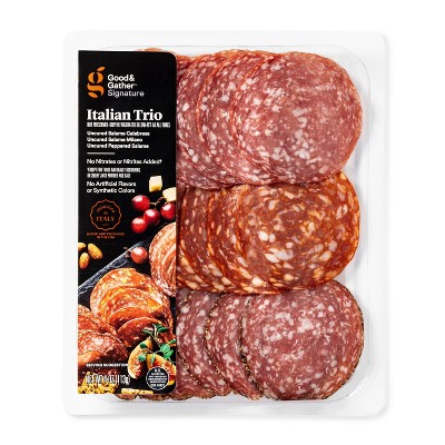 Signature Italian Uncured Salami Trio - 4oz - Good &#38; Gather&#8482;